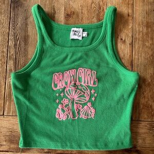 Princess Polly Green Grow Girl tank top